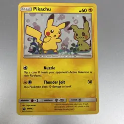 Pokemon Pikachu SM162 Promo Holo Basic HP 60 Saya Tsuruta 2019 MINT CONDITION - Image 1