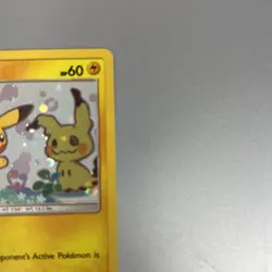 Pokemon Pikachu SM162 Promo Holo Basic HP 60 Saya Tsuruta 2019 MINT CONDITION - Image 2