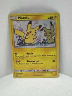 Pokemon Pikachu SM162 Promo Holo Basic HP 60 Saya Tsuruta 2019 MP - Image 1