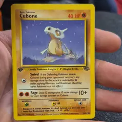 Pokemon TCG Cubone 50/64 Jungle 1st Edition Common Regular 1999 English - Image 1