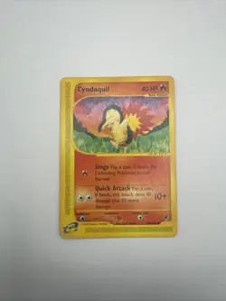 Pokemon Card Expedition Base Set Cyndaquil 104/165 E Series Pokemon TCG - Image 1