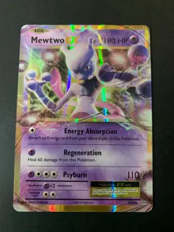 Pokemon TCG XY Evolutions Mewtwo EX 52/108 NM - Image 1