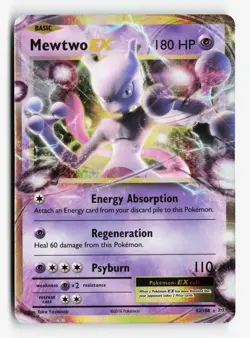 Mewtwo EX 52/108 XY Evolutions Pokemon TCG Ultra Rare Near Mint NM - Image 1