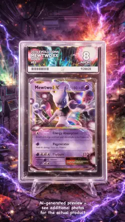 🔮✨ Pokemon TCG – Mewtwo EX 52/108 – XY Evolutions – Holo – ACE 8 (NM–MT) - Image 1