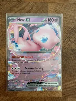 Pokemon TCG Mew Ex Scarlet & Violet 151 Holo Double Rare Card 151/165 NM - Image 1