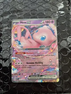 Pokemon TCG Mew EX 151/165 Double Rare Holo Scarlet Violet - Image 1