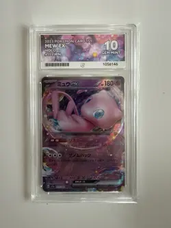 Pokemon Mew EX TCG Scarlet Violet Holo Card 151/165 Double Rare Japanese Edition - Image 1