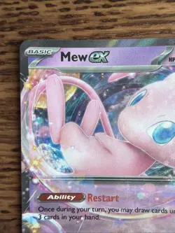 Pokemon TCG Mew EX Scarlet Violet-151 151/165 Holo Double Rare - Image 3