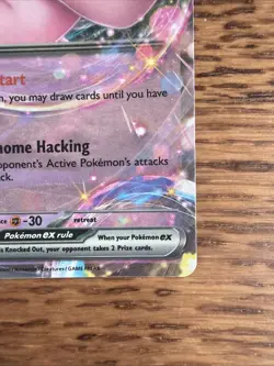Pokemon TCG Mew EX Scarlet Violet-151 151/165 Holo Double Rare - Image 5