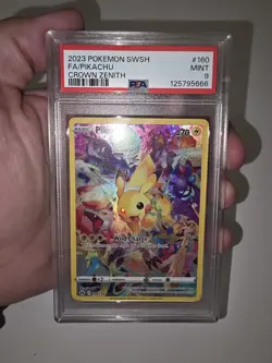 Pokemon TCG Pikachu Crown Zenith 160/159 Holo Secret RARE PSA 9 Mint - Image 2
