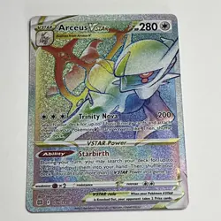 Arceus VSTAR - Brilliant Stars - Secret Rainbow Rare - NM 176/172 - Pokemon TCG - Image 1