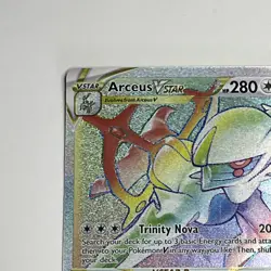 Arceus VSTAR - Brilliant Stars - Secret Rainbow Rare - NM 176/172 - Pokemon TCG - Image 2