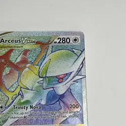 Arceus VSTAR - Brilliant Stars - Secret Rainbow Rare - NM 176/172 - Pokemon TCG - Image 3