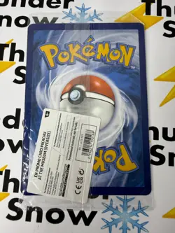 JUMBO Pikachu at the Museum Oversized Black Star Promo Card Pokemon Sealed *5a - Image 2