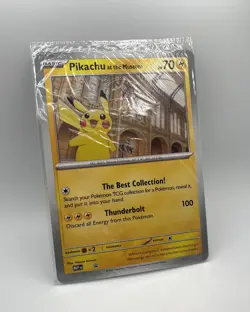 Pokemon TCG Pikachu At The Museum - Jumbo Sealed Promo Card Oversized - Image 2