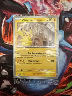 Pokemon TCG Pikachu At The Museum - Jumbo Sealed Promo Card Oversized - Image 1