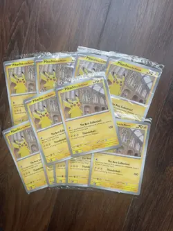 Pokemon TCG Pikachu At The Museum Jumbo Card Promo x 12 ✅ - Image 1
