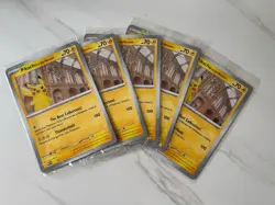 Pokemon TCG Pikachu At The Museum Jumbo Promo Card x5 - Sealed - New - Image 1