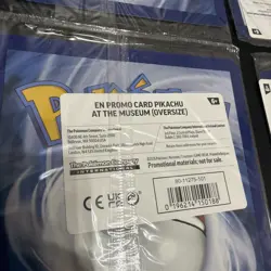 Pokemon Pikachu At The Museum Sealed Jumbo Card Promo Card x6 - Image 3