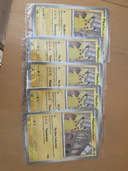 Pikachu At The Museum Jumbo Promo Pokemon Card | Sealed | x5 - Image 1