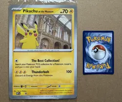 Pokemon TCG: Pikachu At The Museum - Jumbo Promo Card - National History SEALED - Image 3