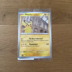 Pokemon TCG Pikachu At The Museum - Jumbo Promo Card UK Exclusive - NEW / Sealed - Image 1