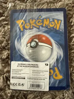 Pokemon Pikachu At The Museum Jumbo Card - Image 2