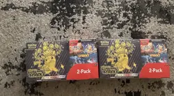 2x Pokemon Surging Sparks Elite Trainer Box ETB + Booster 2-Pack Costco Bundles - Image 1