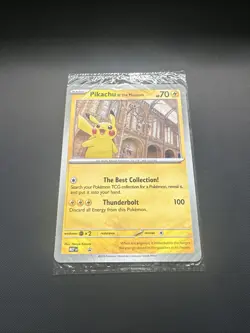 Pokemon - Pikachu at the Museum SEALED - Jumbo Promo Card - Image 1