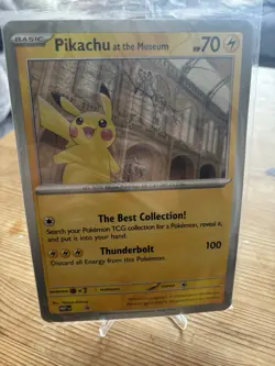 Pokemon TCG Pikachu At The Museum Jumbo Promo Card. Sealed - Image 1