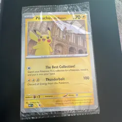 Jumbo Pikachu At The Museum Pokemon Card - Image 1