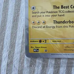 Pokemon Pikachu At The Museum Jumbo Promo Card Sealed English Natural History UK - Image 3