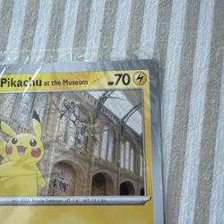 Pokemon Pikachu At The Museum Jumbo Promo Card Sealed English Natural History UK - Image 5