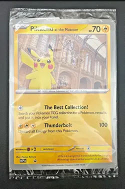 Pokemon TCG Pikachu at the Museum Jumbo Card Sealed - Image 1