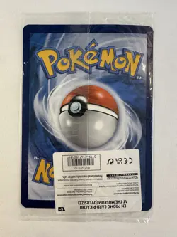 Pokemon Pikachu at the Museum Jumbo Oversize Promo Card MEP EN - Image 2