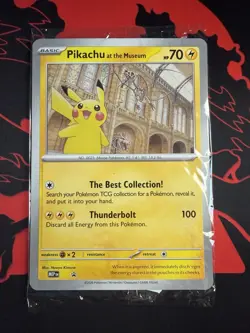 Pokemon TCG Pikachu At The Museum Jumbo Promo Card | Sealed | Ready To Ship✅ - Image 1
