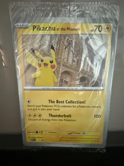 Pikachu At The Museum Jumbo Card Pokemon Card - Image 1