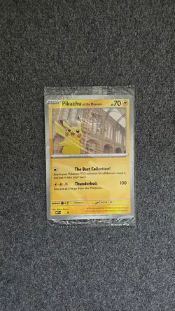 Pokemon Pikachu At The Museum x Natural History London Jumbo Card - Sealed x5 - Image 3