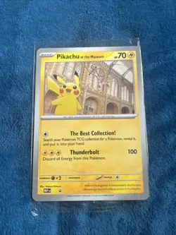 Pokemon TCG Pikachu At The Museum Jumbo Promo Card Brand New Sealed - Image 1