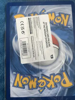 Pokemon TCG Pikachu At The Museum Jumbo Promo Card Brand New Sealed - Image 3