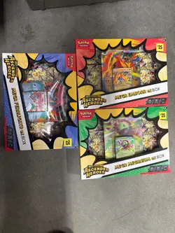 Pokemon Mega Evolution Ascended Heroes Ex Box Set of 3 Factory Sealed Boxes - Image 1