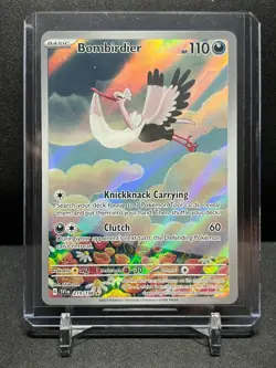 Bombirdier 219/198 IR Illustration Rare Holo Pokemon 2023 Scarlet & Violet NM - Image 1