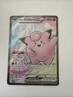 Pokemon Lillie's Clefairy ex (173/466) Journey Together NM HOLO - Image 1