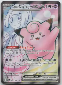 Lillie's Clefairy ex Holo Ultra Rare SV09: Journey Together 173/159 - Image 1