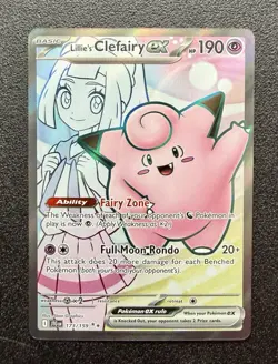 Lillie's Clefairy ex 173/159 Sv09: Journey Together Holo NM - Image 1
