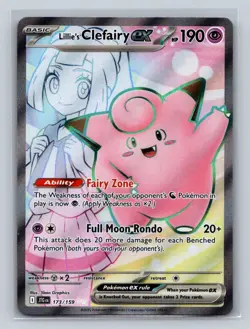 Lillie's Clefairy ex - Holo 173/159 SV09: Journey Together Ultra Rare NM - Image 1