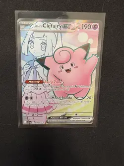 Lillie's Clefairy ex 173/159 Sv09 Journey Together UR Holo Eng 190 HP - Image 1