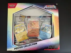 Pokemon Scarlet & Violet Prismatic Evolutions Poster Collection New Sealed - Image 1
