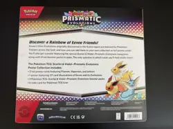 Pokemon Scarlet & Violet Prismatic Evolutions Poster Collection New Sealed - Image 2