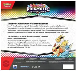 Pokemon Scarlet & Violet Prismatic Evolutions Poster Collection Sealed - Image 2